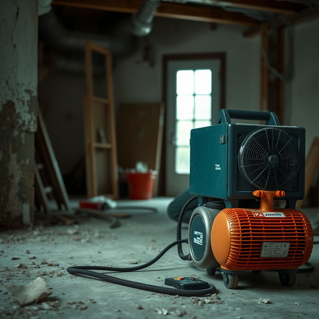 An IICRC-certified mold remediation technician in full PPE conducting an inspection in a Cedar Park home.